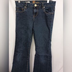 KUT FROM THE KLOTH Ali‎ Fit And Flare Classic Blue Denim Western Jeans (#61)